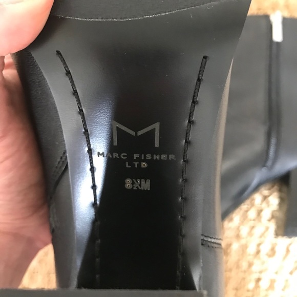 NEW Marc Fisher Giana Leather Pointed Boots 8.5 - Picture 11 of 11